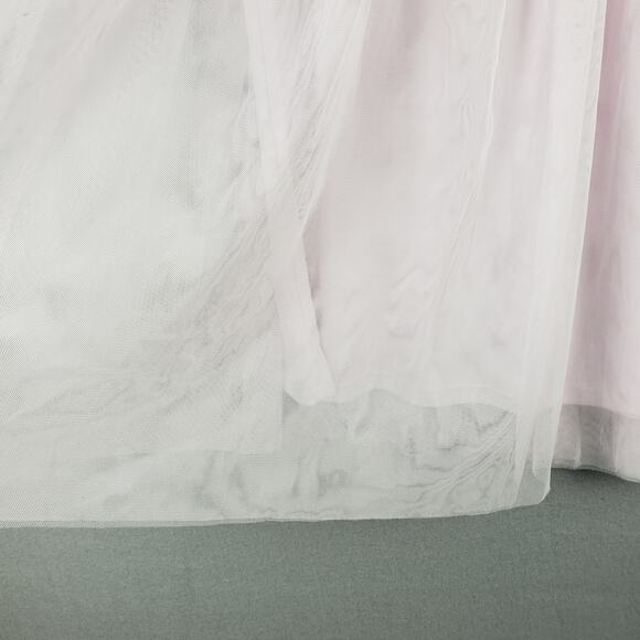 Layered Pleat Midi Skirt Pink Balletcore Whimsy Fairy Romantic Angelcore Size M - Picture 3 of 7